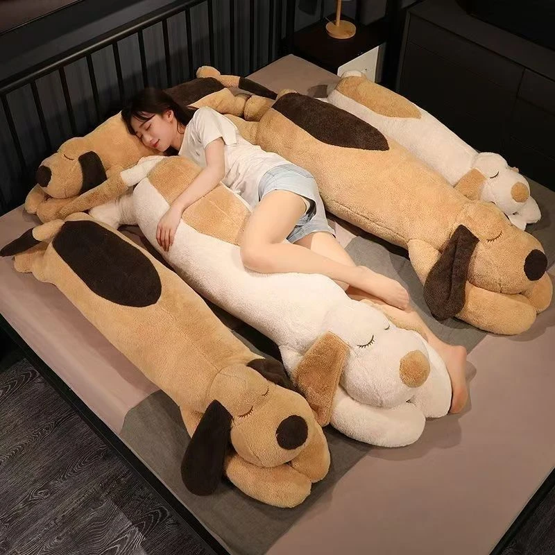 趴趴狗公仔娃娃毛绒玩具狗狗玩偶大抱枕可拆洗大娃娃睡觉长条抱枕