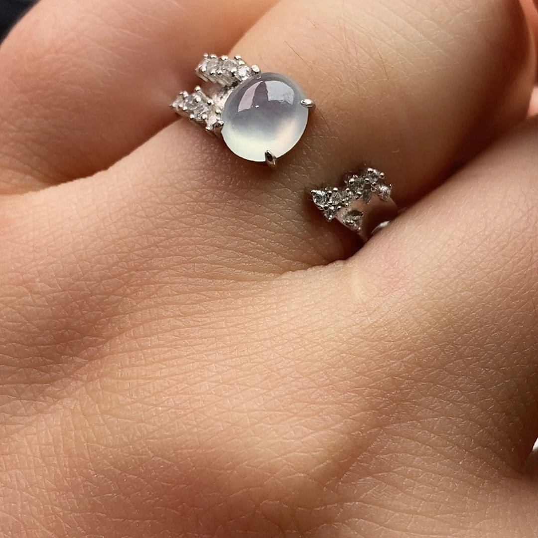 翡翠未镶嵌戒指翡翠