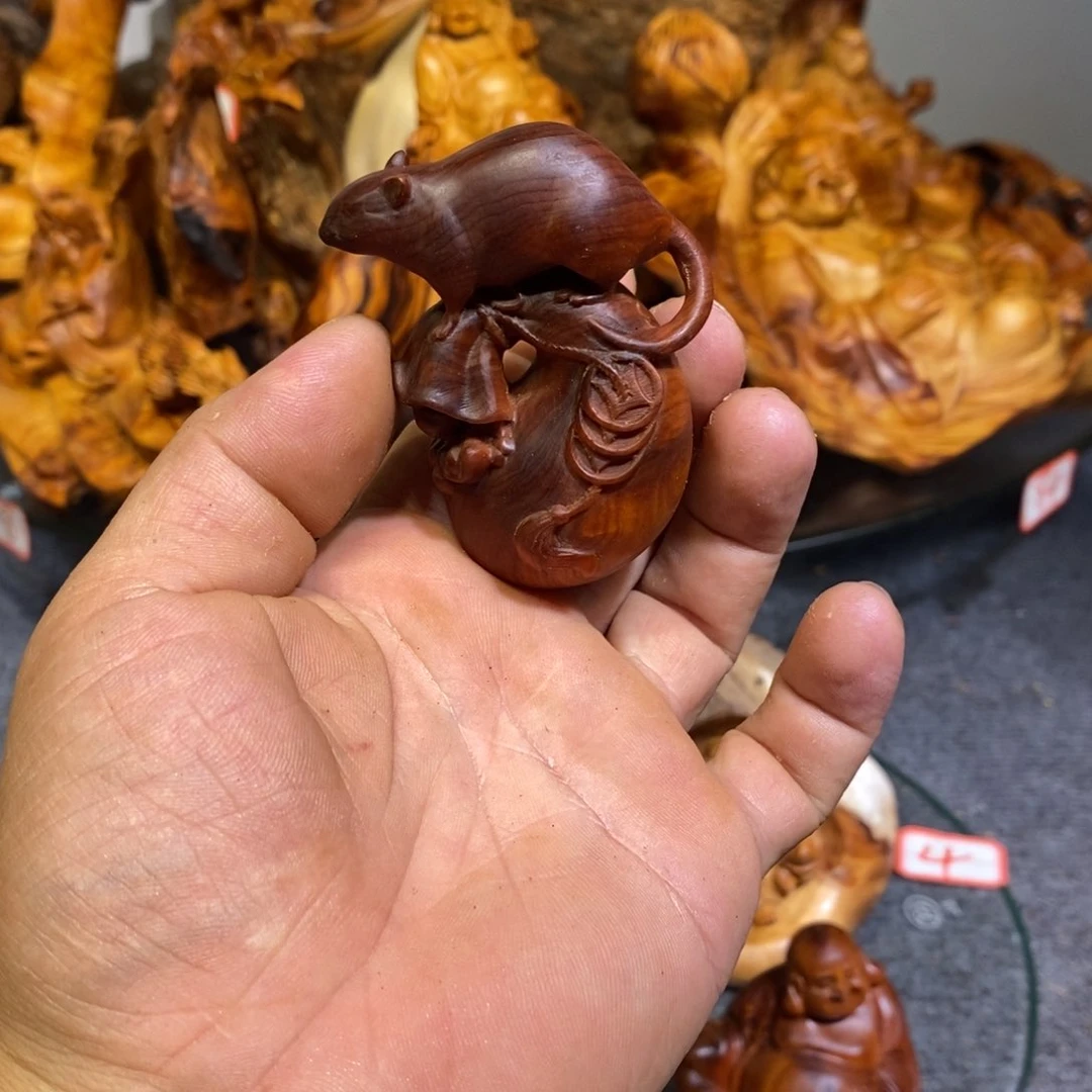 柏木（崖柏）木雕工艺品摆件家居手把件手串