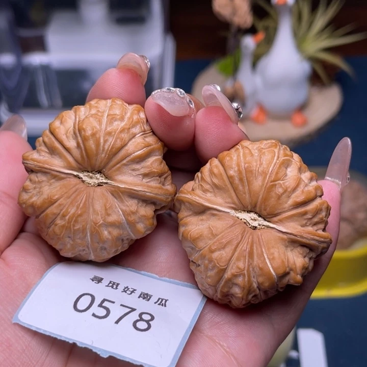 Y***X文玩核桃把件南瓜墩43-0578