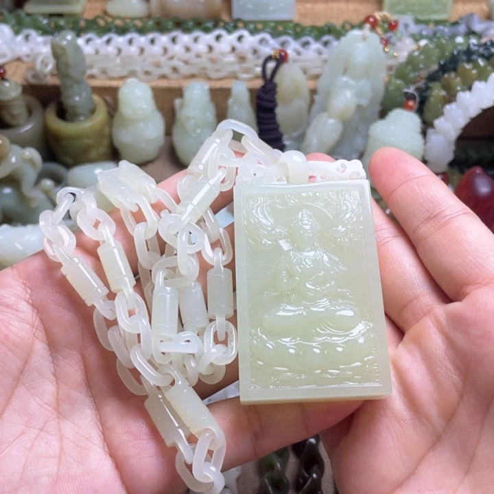 和田玉未镶嵌颈饰用****3