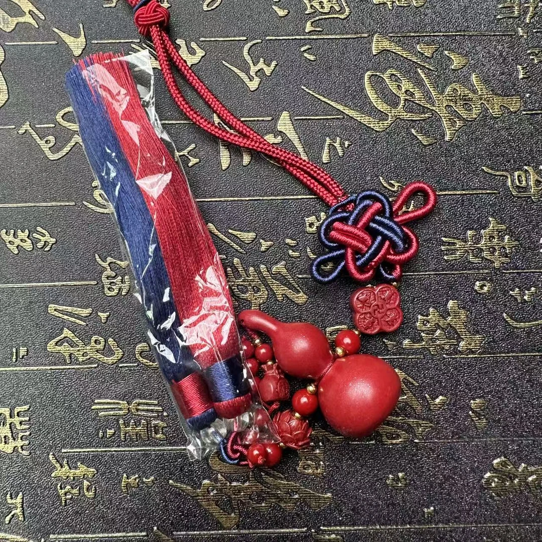 非金属陶瓷吊坠 葫芦车挂编织流苏 K499 无礼盒