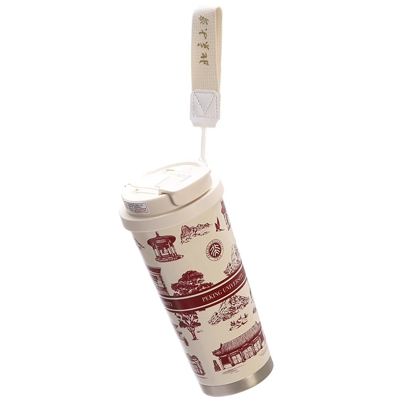 25061902B 双饮口316不锈钢手提随行杯保温杯480ml