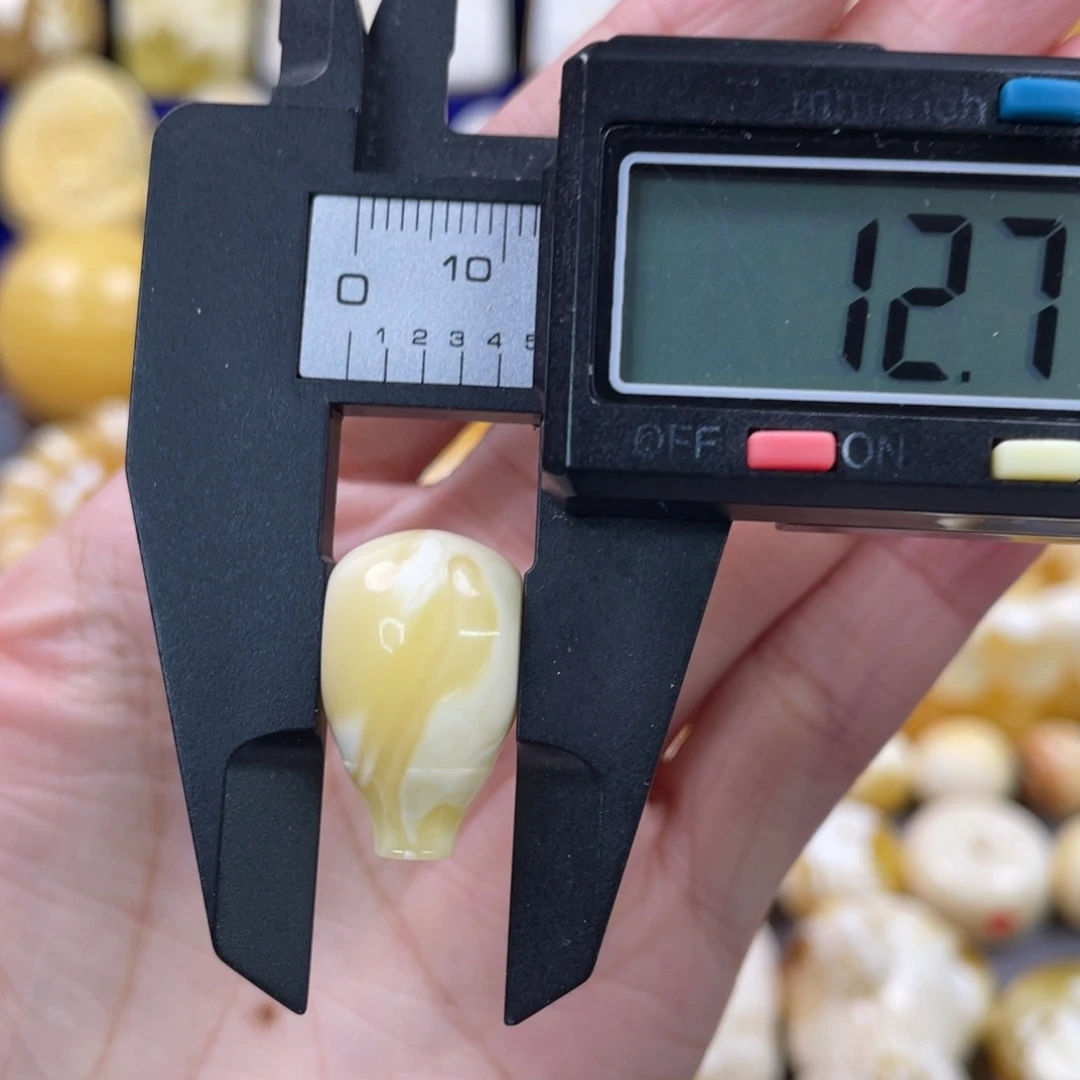 裸石蜜蜡未镶嵌琥珀蜜蜡三通配饰