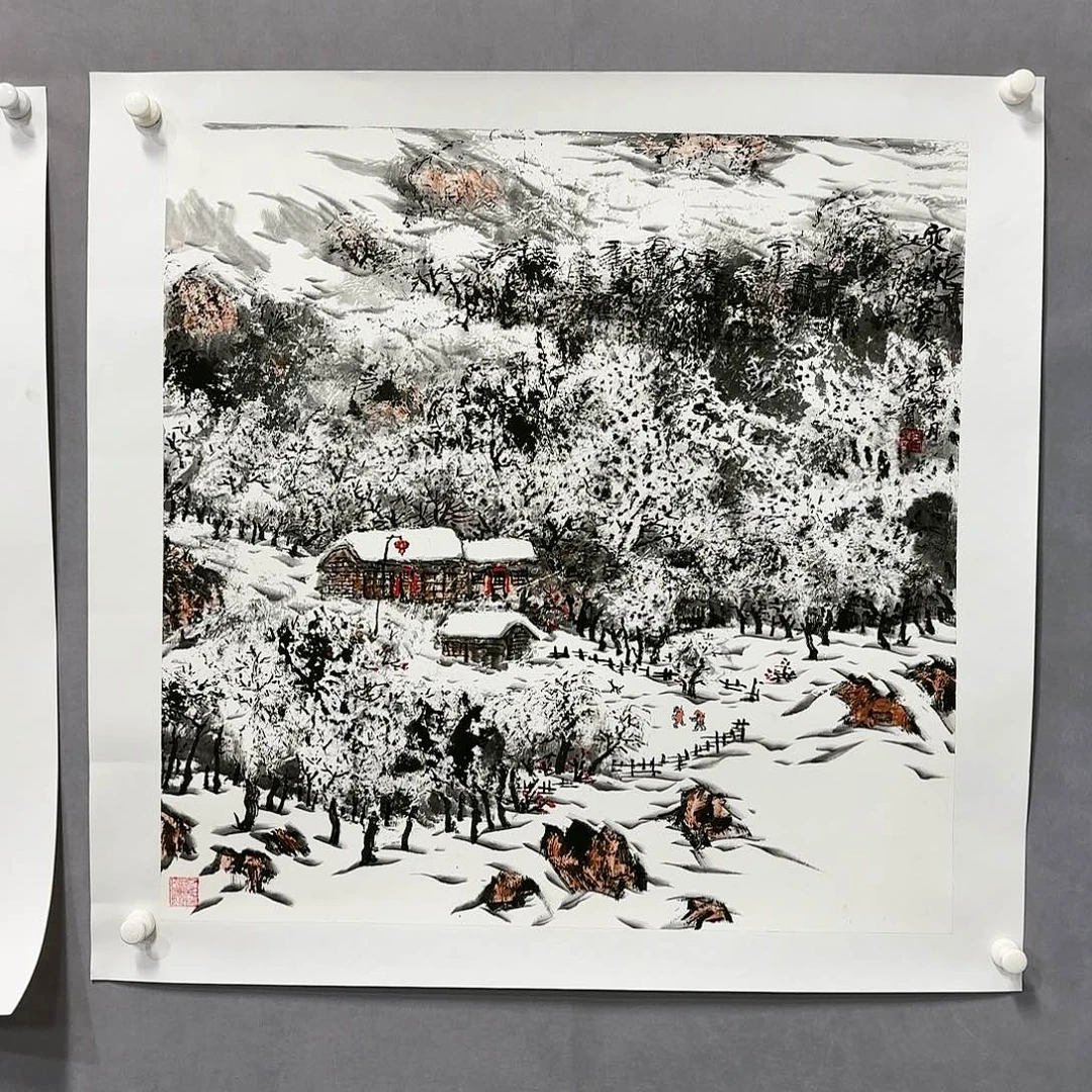 国画国画纯手绘作品请放心去藏