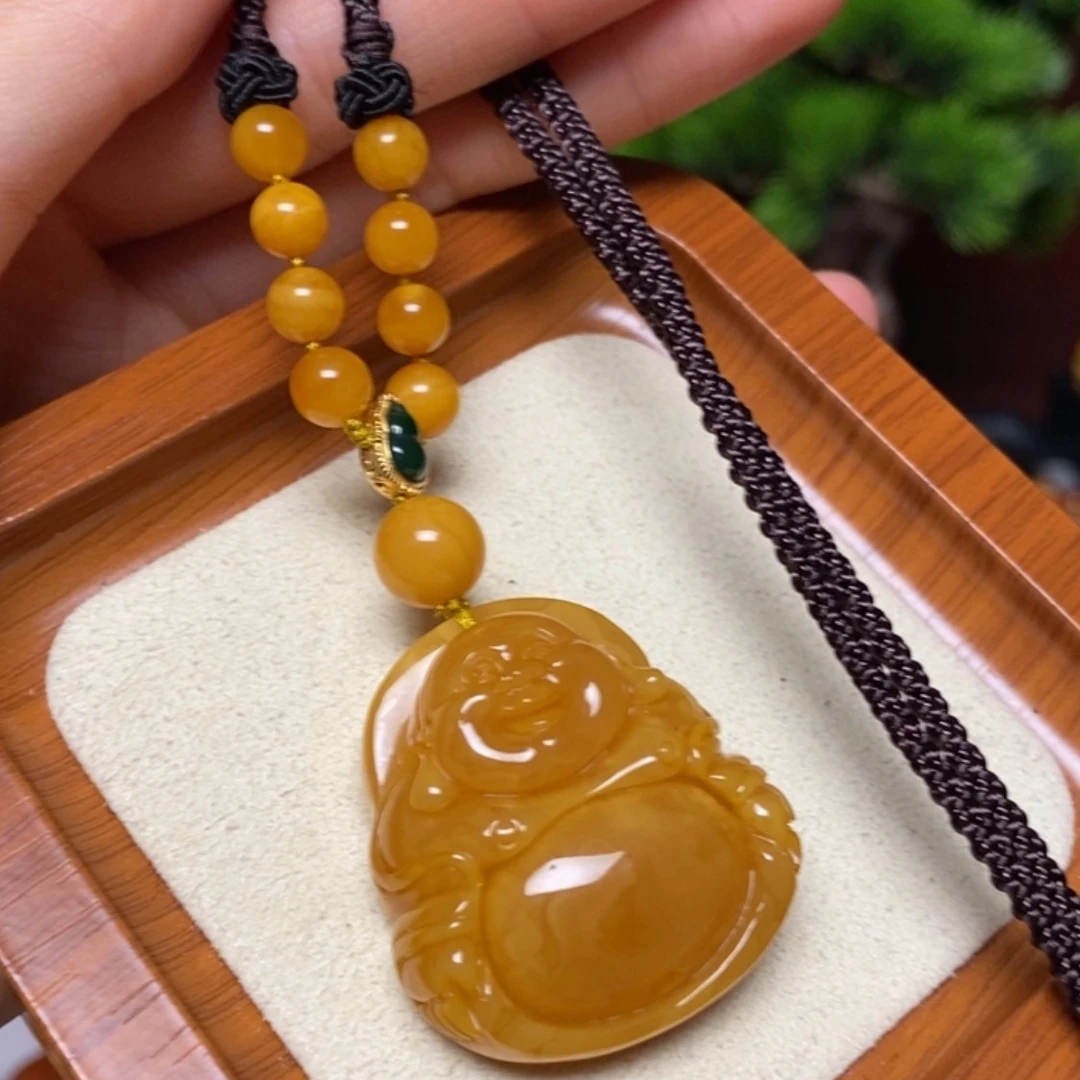 【闪购商品】蜜蜡颈饰未镶嵌项链