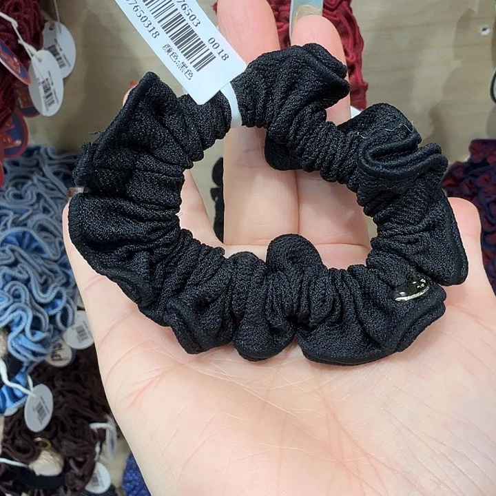 铁合金皮质黑色小发圈11
