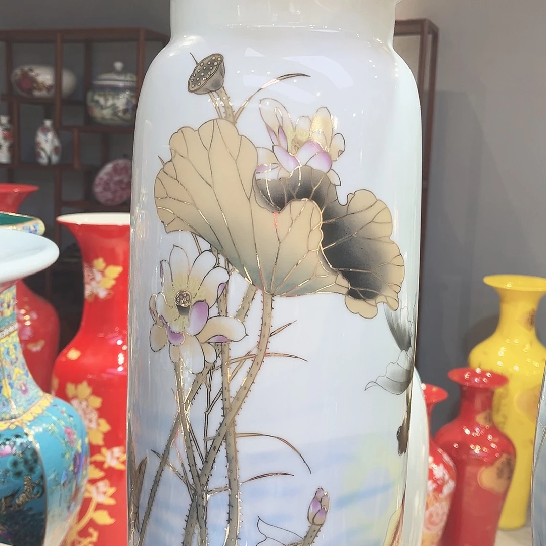 景德镇陶瓷花瓶48公分