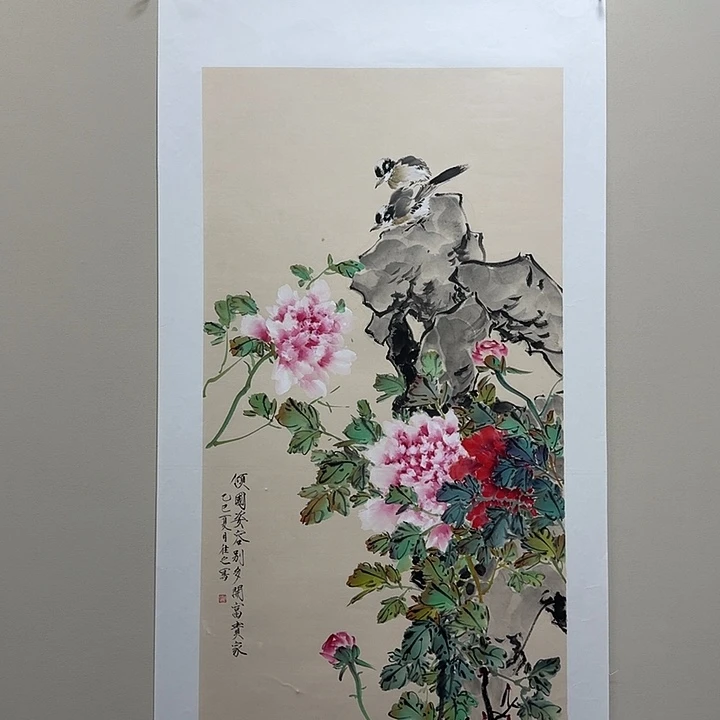 国画精品纯手绘100×50