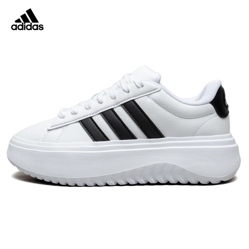 【流光风】阿迪达斯板鞋女鞋官方GRAND COURT PLATFORM运动休闲鞋