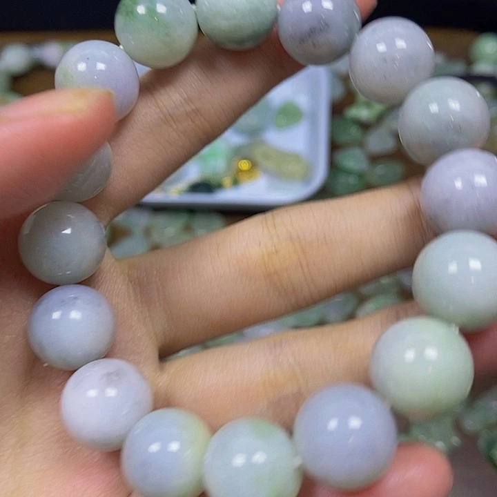 翡翠散珠天然缅甸翡翠A货