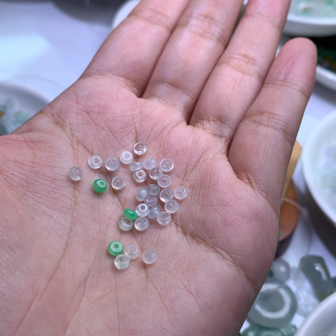 散珠翡翠我*多样性发货30颗