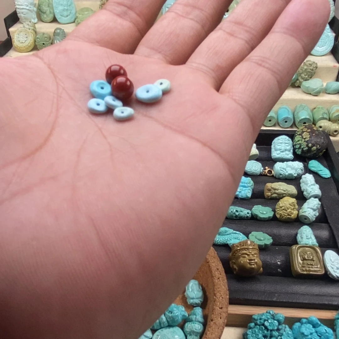 安***妮南红玛瑙未镶嵌珠宝半成品