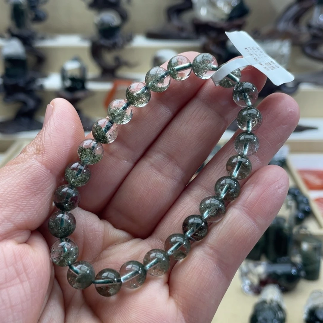 水晶手串未镶嵌毛*酱