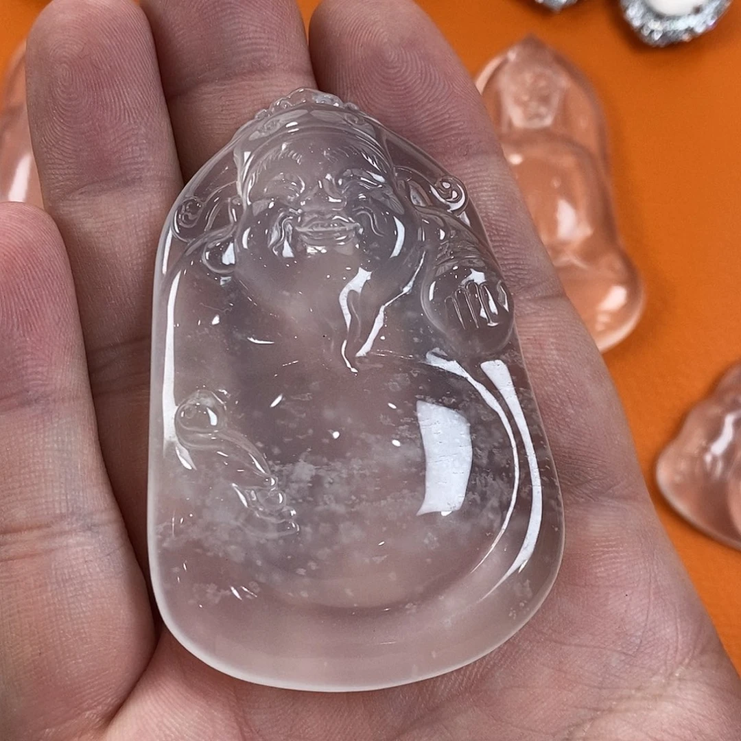 ネ****石英质玉未镶嵌吊坠(不含链)