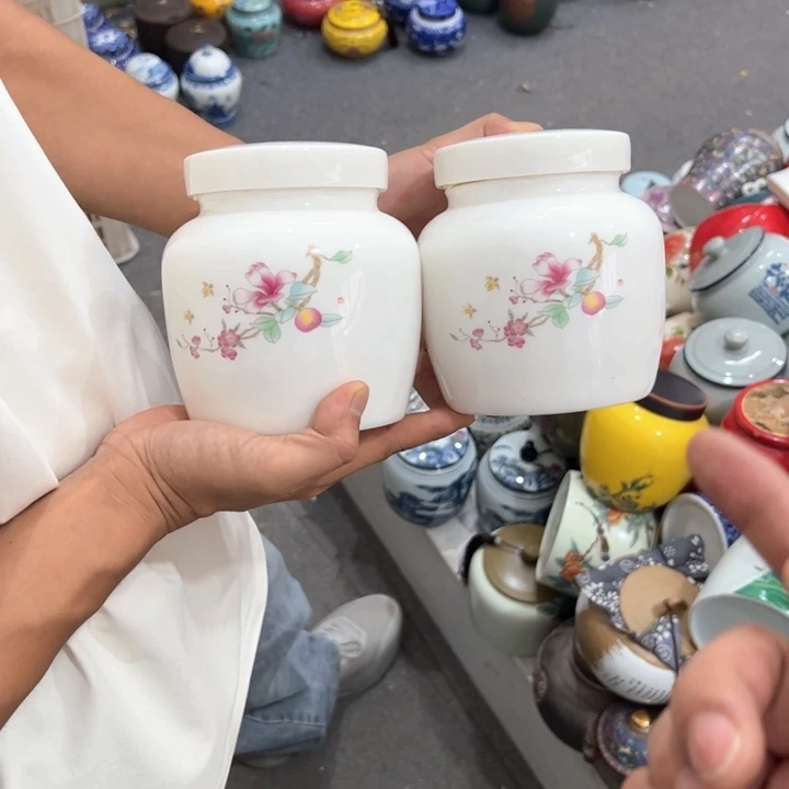 瑕疵福利品陶瓷茶叶罐