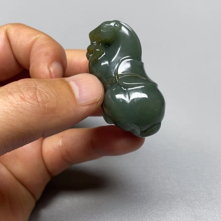 吊坠(不含链)未镶嵌和田玉涅**生