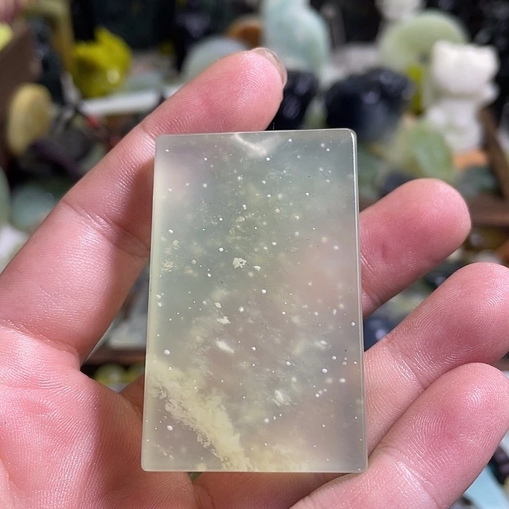 蛇纹石玉未镶嵌岫玉时尚挂件