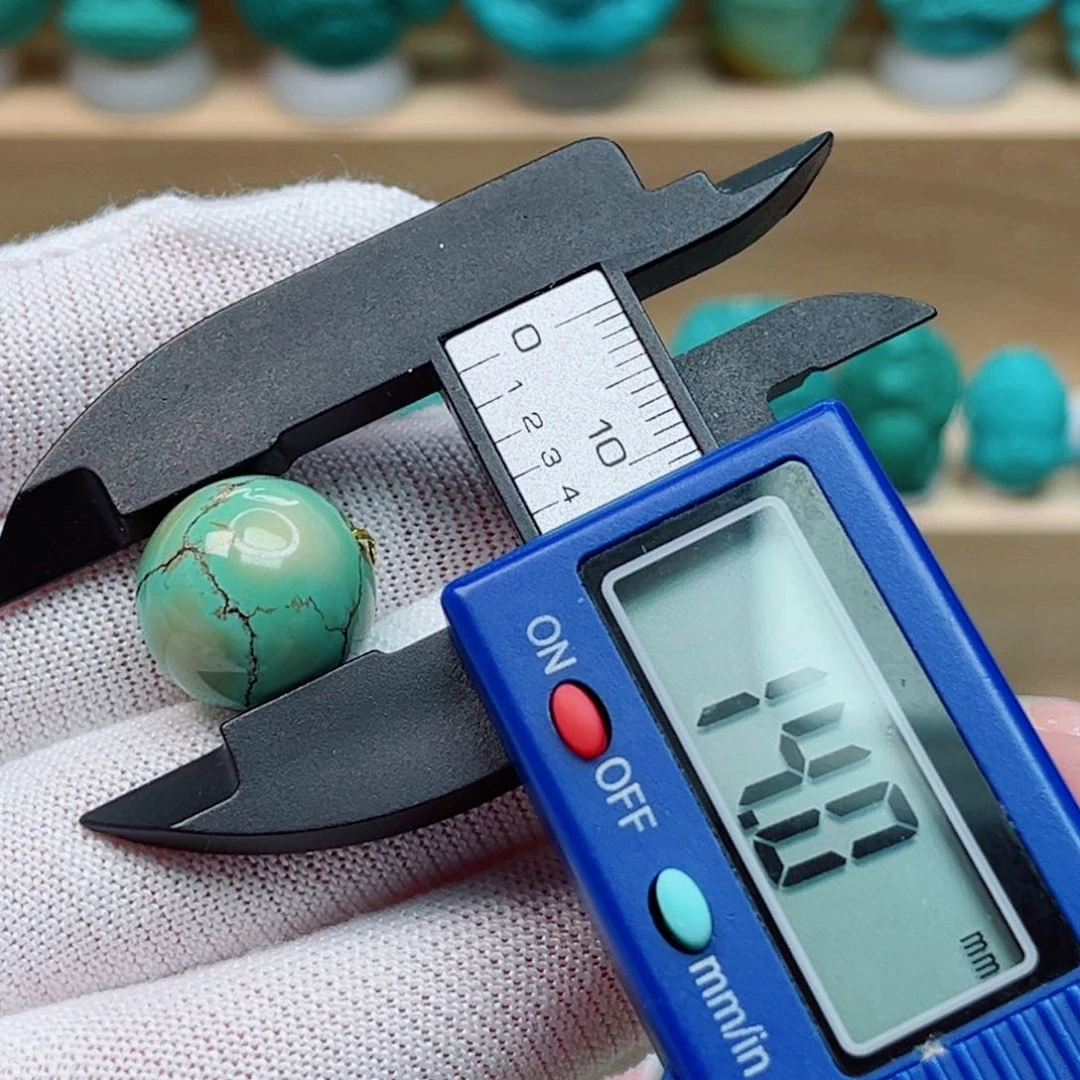 绿松石未镶嵌圆珠