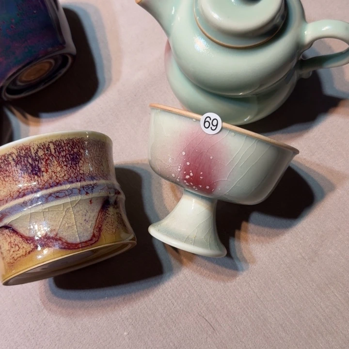 真***弈陶盖碗钧瓷单杯精品系列