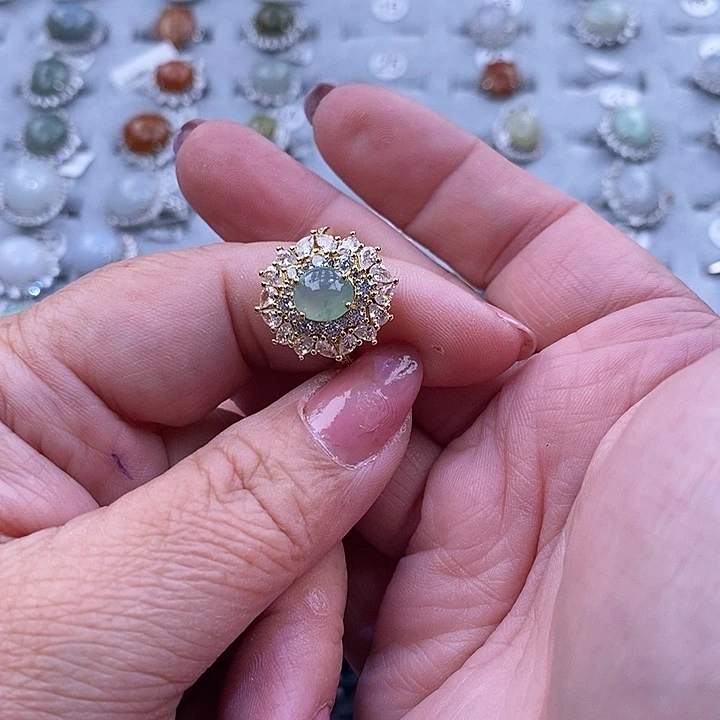 未镶嵌戒指翡翠E****e缅甸