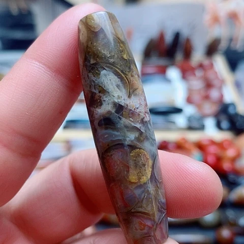 玛瑙/玉髓颈饰合金