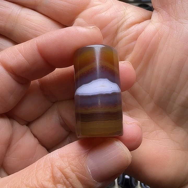 泽***熙玛瑙/玉髓合金颈饰