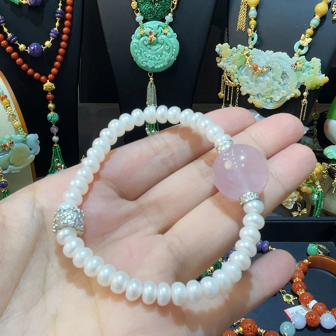 淡水珍珠手串未镶嵌手串