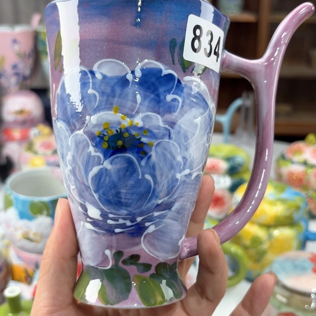 景德镇手绘高温釉下彩陶瓷茶具