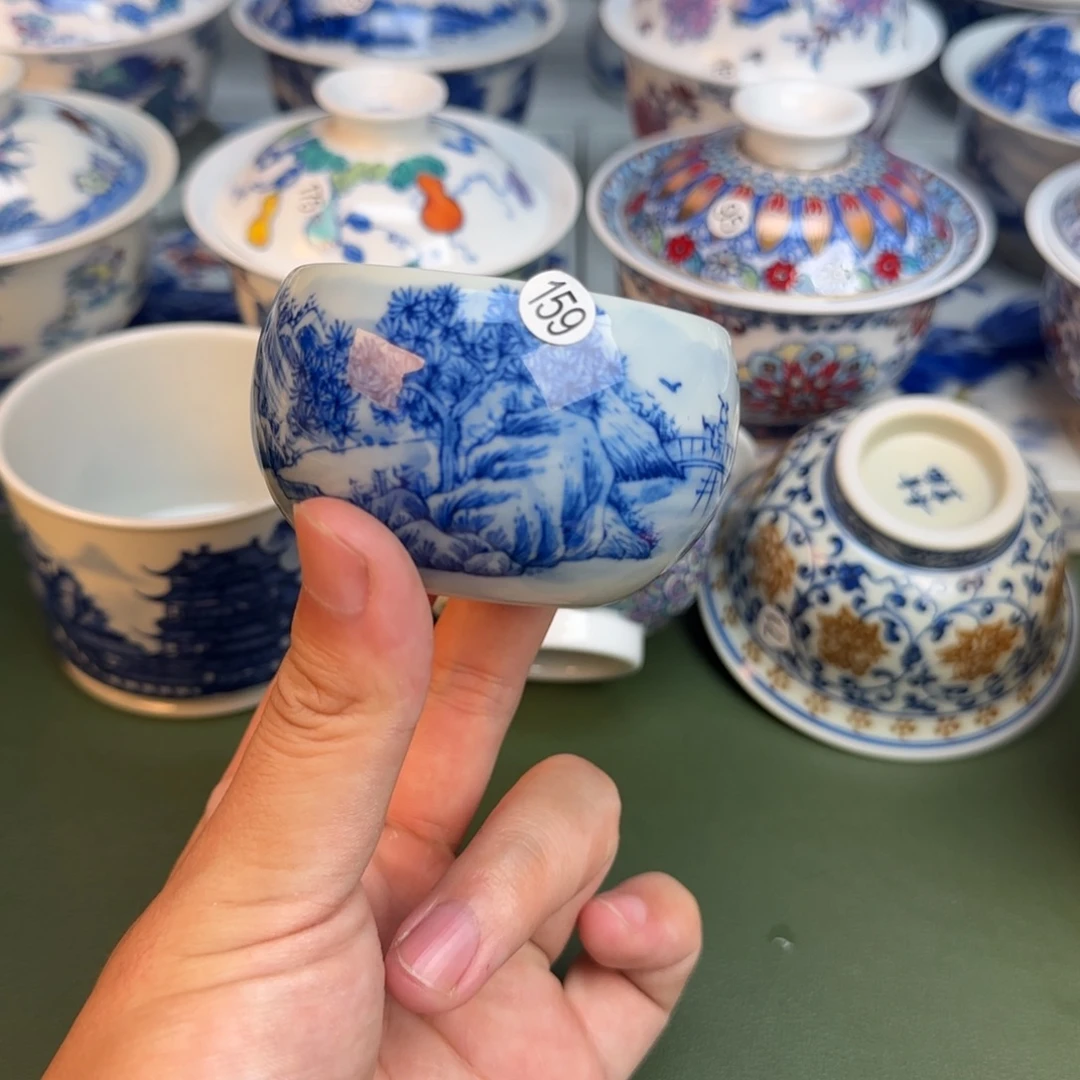 彦祖纯手工手绘茶具159