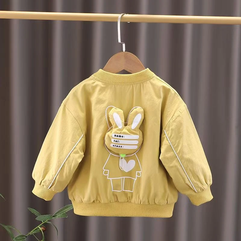 男童春季外套韩版儿童洋气夹克衫潮宝宝上衣春装衣服棒球服春秋款