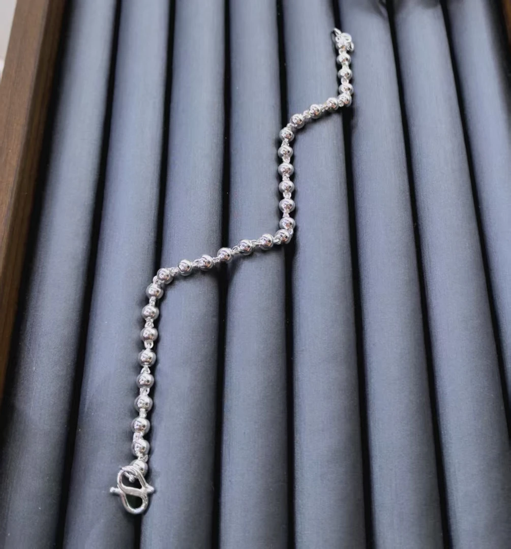 足银手链 足银999豆豆手链 ZT 0531