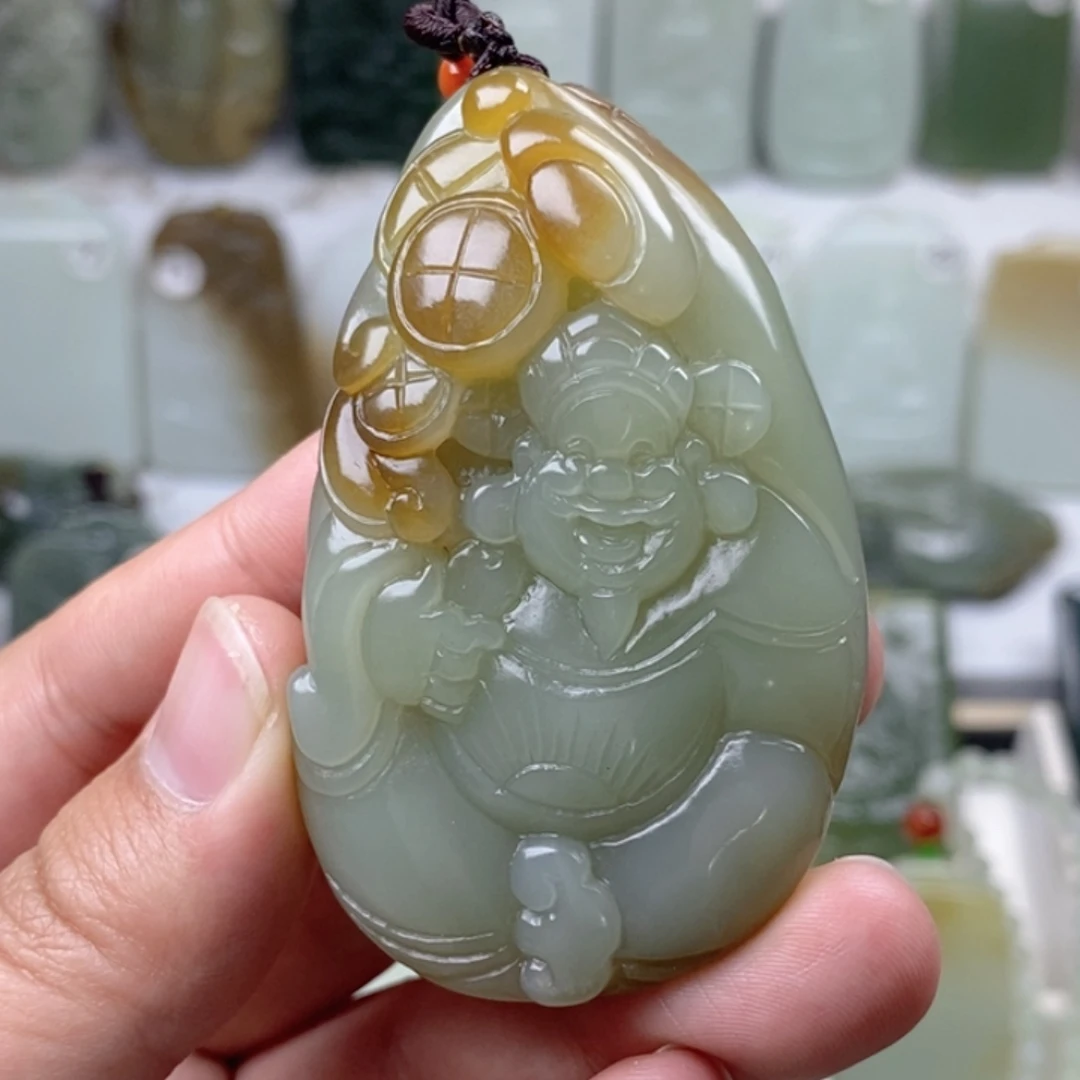 和田玉（糖玉）未镶嵌颈饰