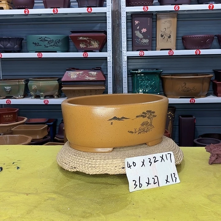 紫砂花盆宜兴紫砂厂