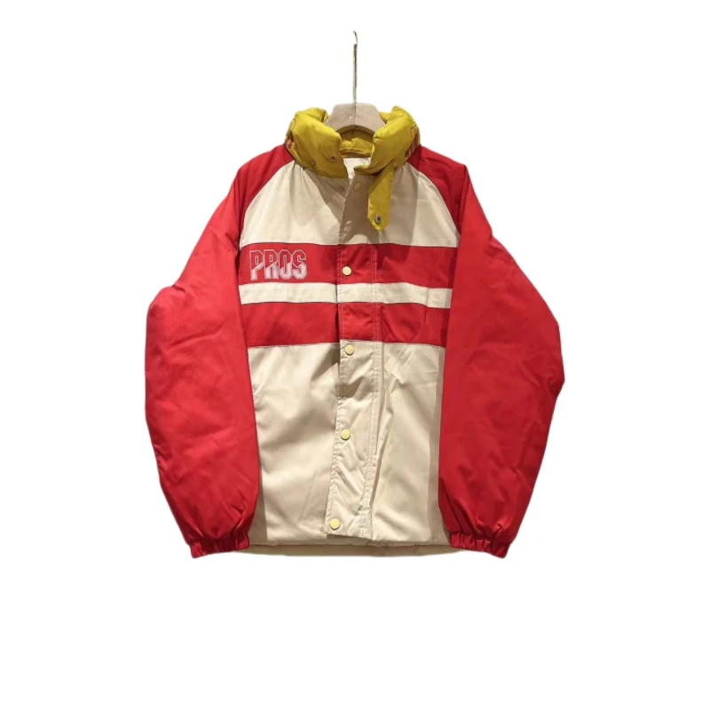 新品拼色棉衣9090