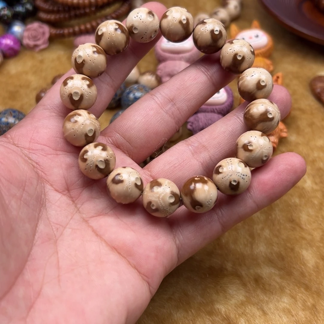 库克手串紫金鼠一颗微瑕