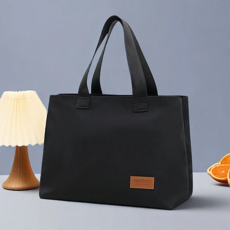 防水男女通用手提布包多层手拎包上班通勤袋子高颜值爆款男士包