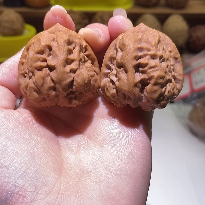 吊坠文玩核桃调修4开背肌肉蛤蟆头