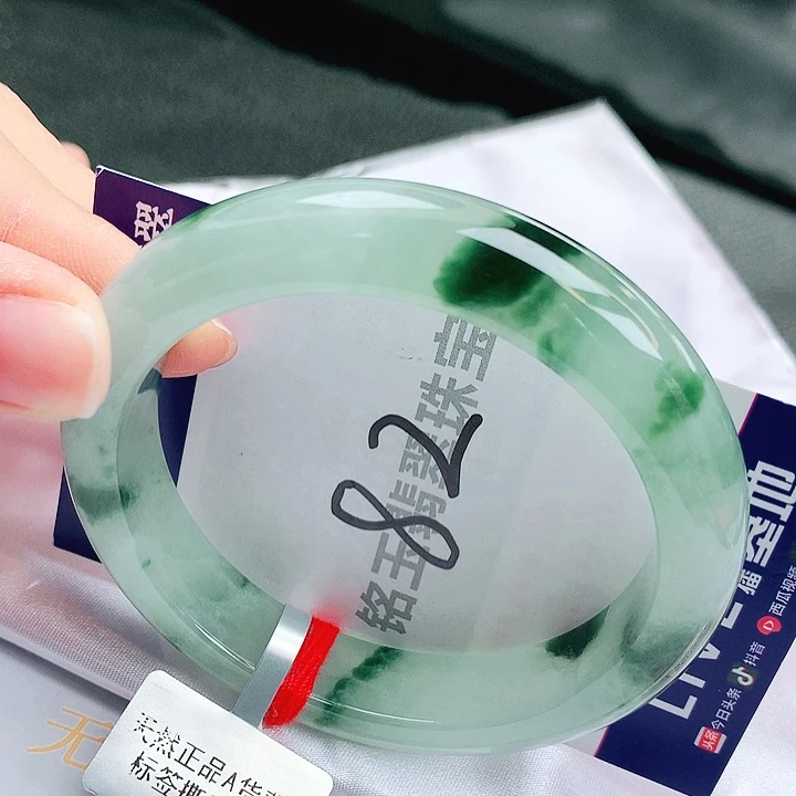 翡翠未镶嵌手镯缅甸天然a货翡翠手镯