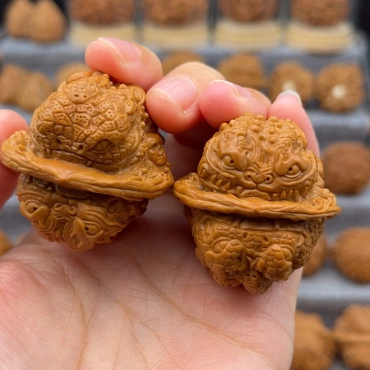 把件核桃龙蟾蛇蟾