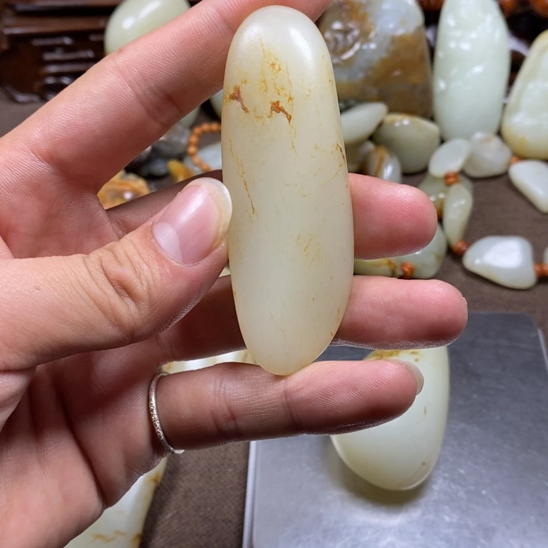 开***乐和田玉未镶嵌挂件