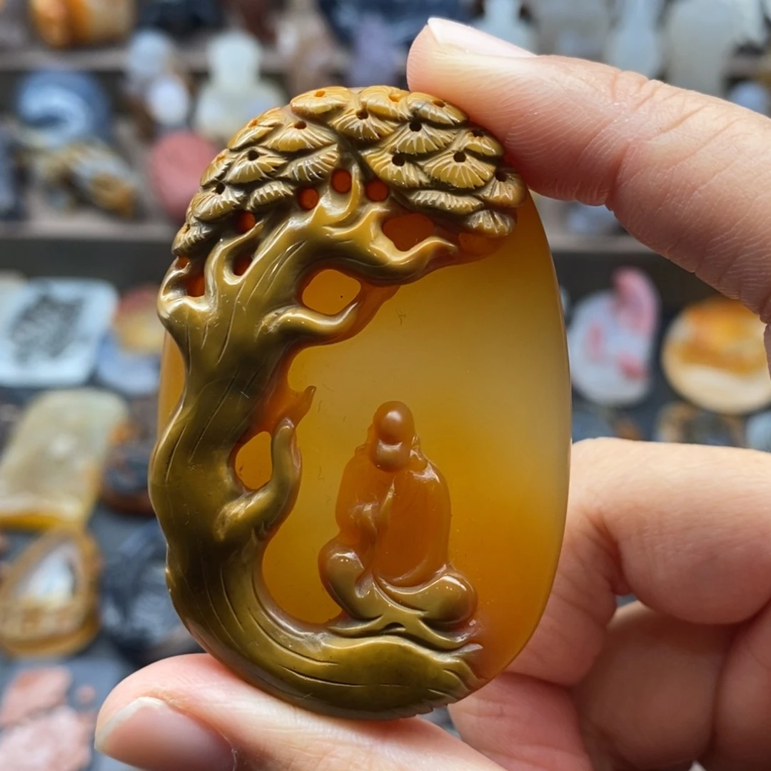 未镶嵌吊坠(不含链)玛瑙/玉髓