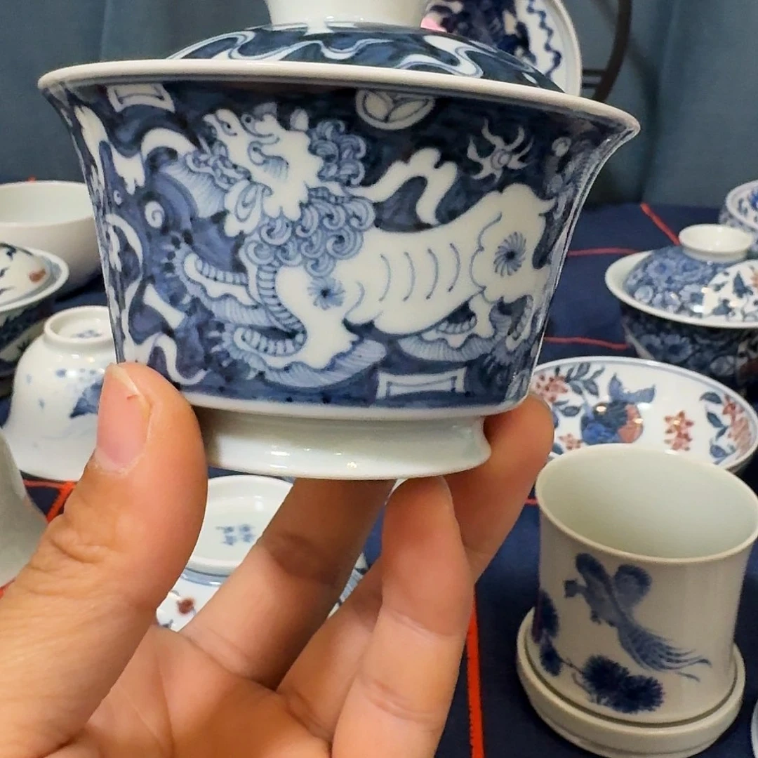 青风瓷影手工手绘