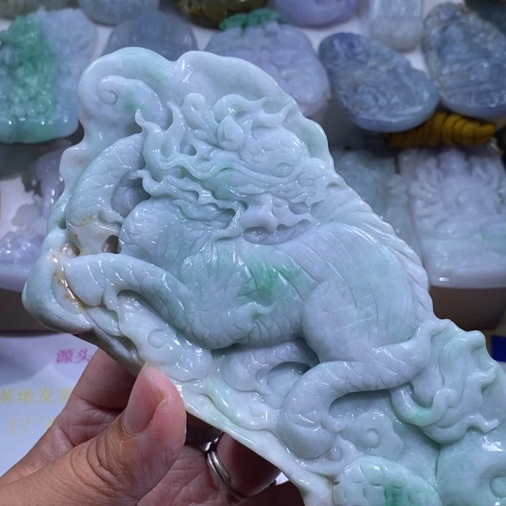 【闪购商品】颈饰未镶嵌翡翠龙牌