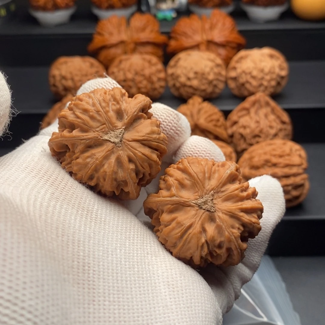 把件文玩核桃X**o御龙粗筋三棱正奔