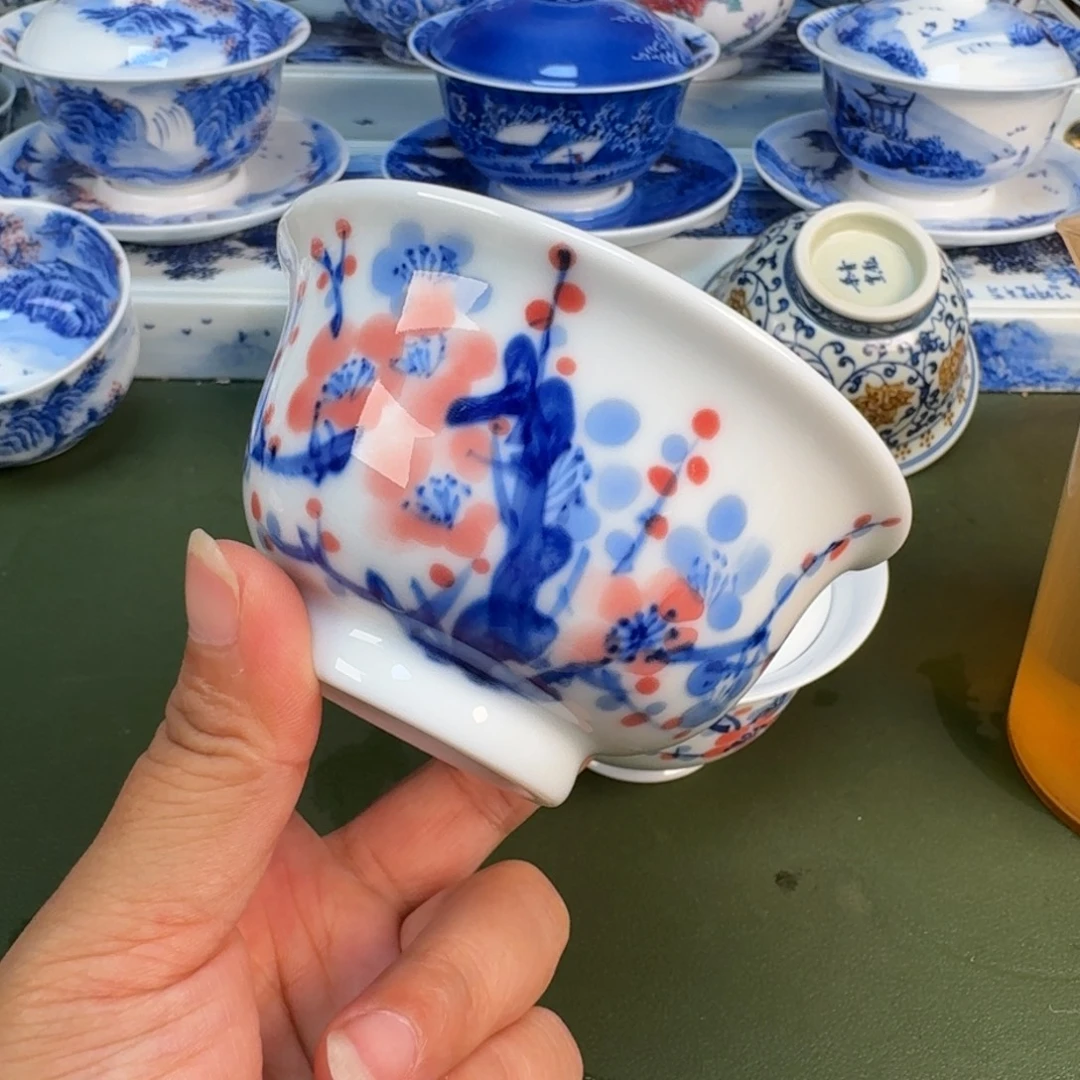 景德镇纯手绘茶具圆圆254