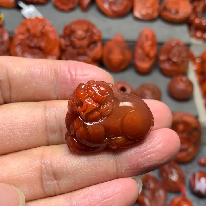 吊坠(不含链)未镶嵌南红玛瑙