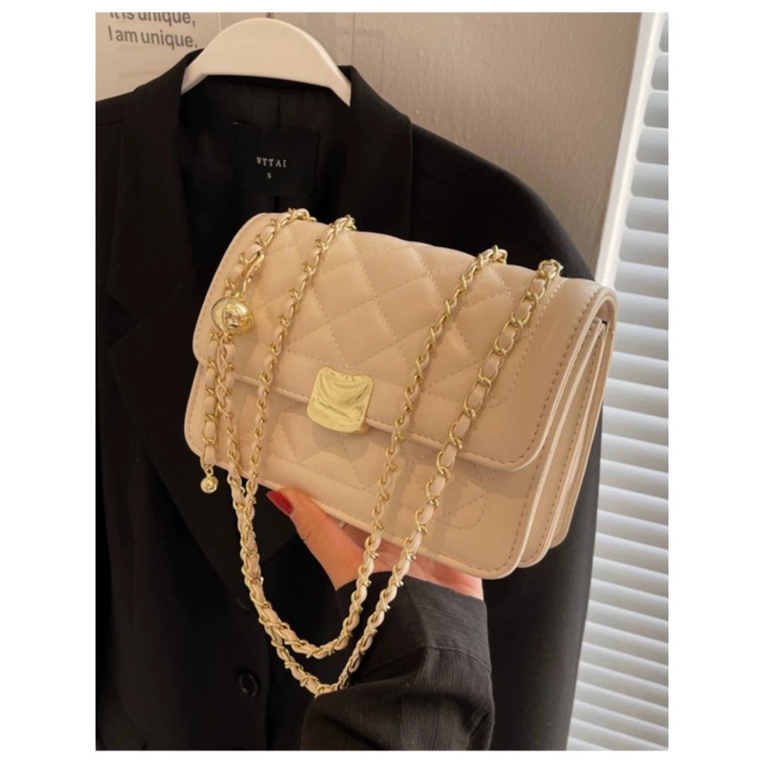 高级感小包包女包2025新款今年流行小众百搭菱格链条包爆款斜挎包