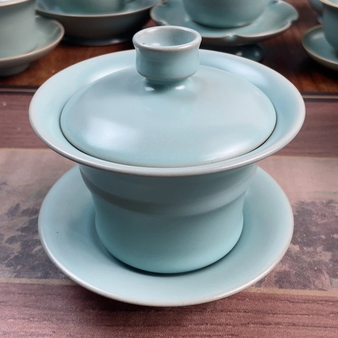 摆件原产地原矿汝瓷～茶器