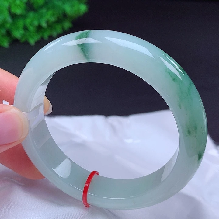 翡翠未镶嵌手镯59圈口685004